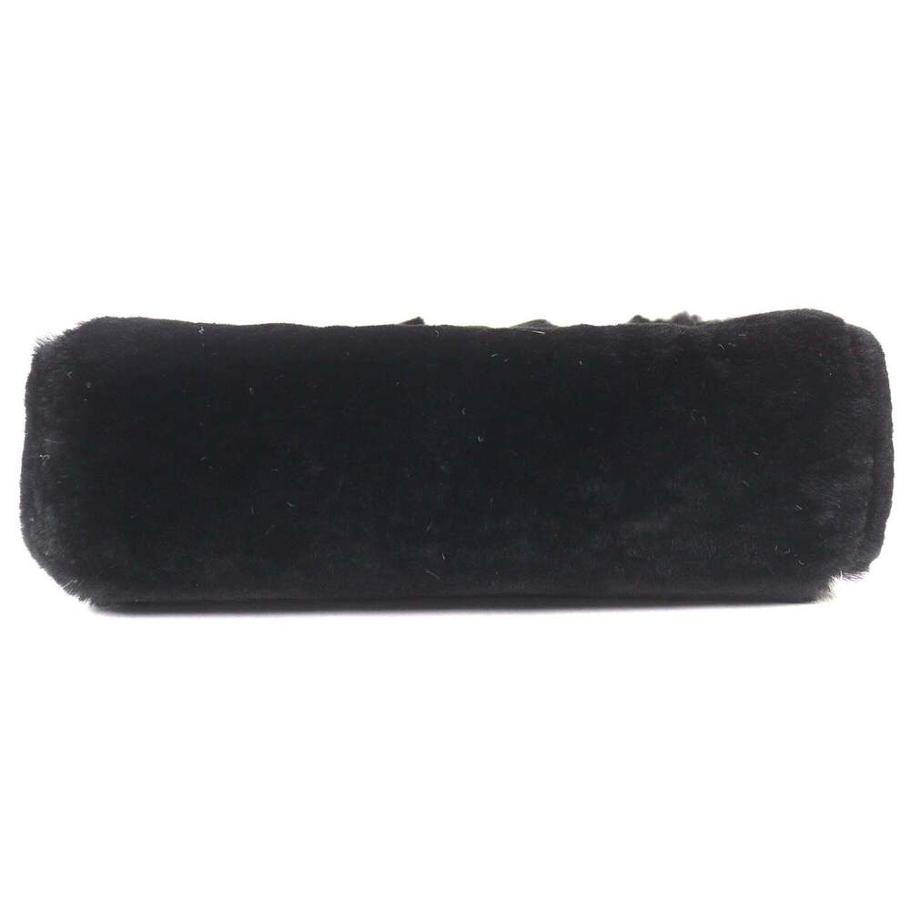 CHANEL Vintage Black Leather Logo Pouch - Picture 5 of 12